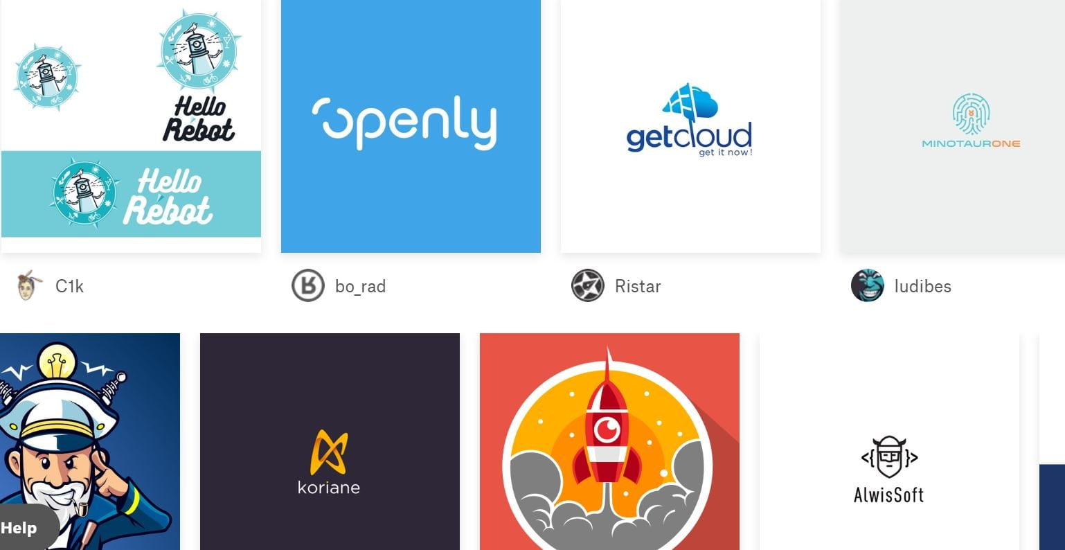 99designs amostras de logotipos