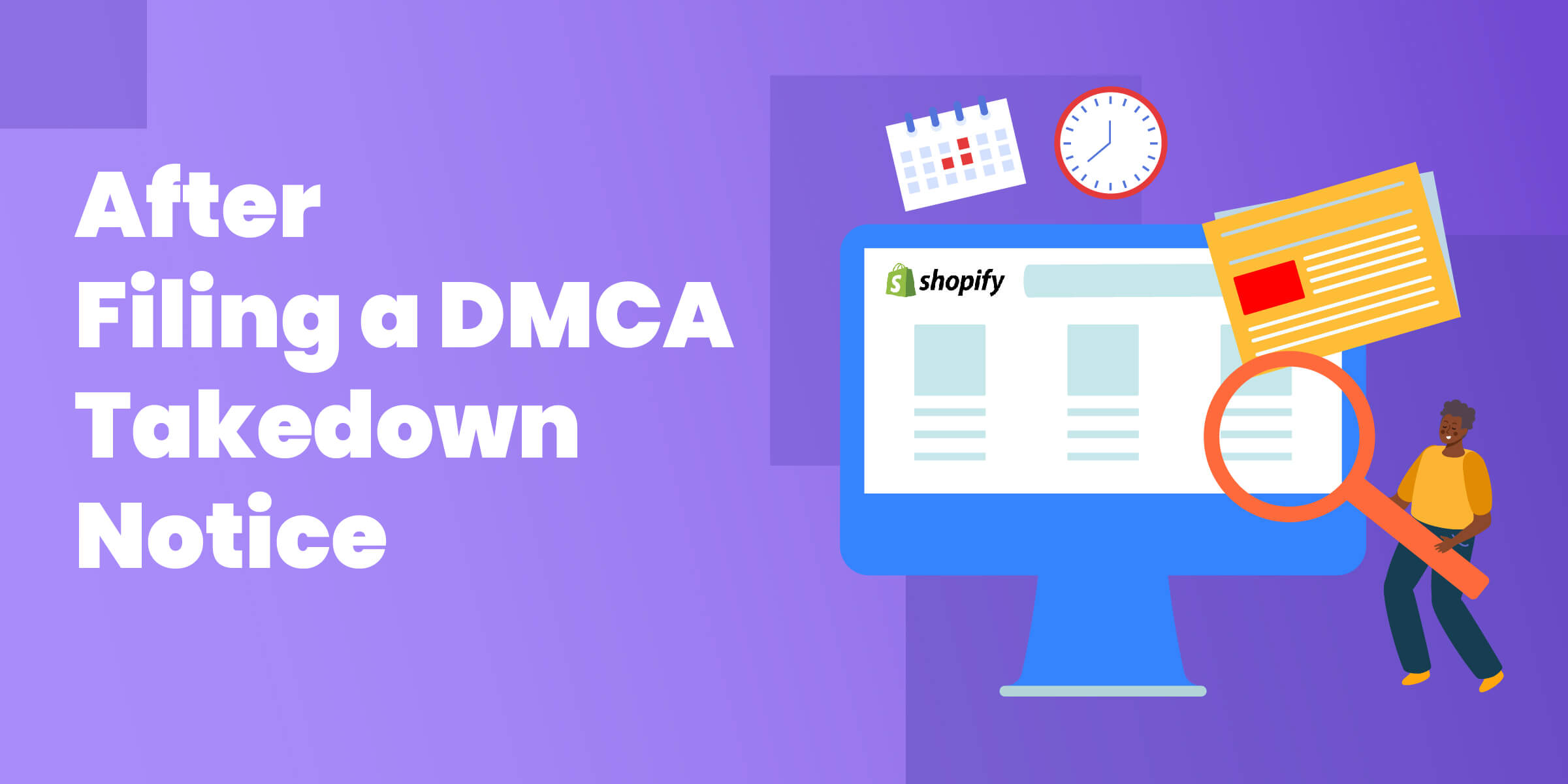 After Filing DMCA Takedown Notice Shopify
