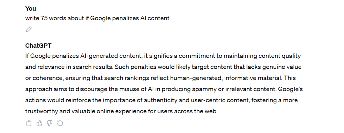 Ai Detection ChatGPT Output