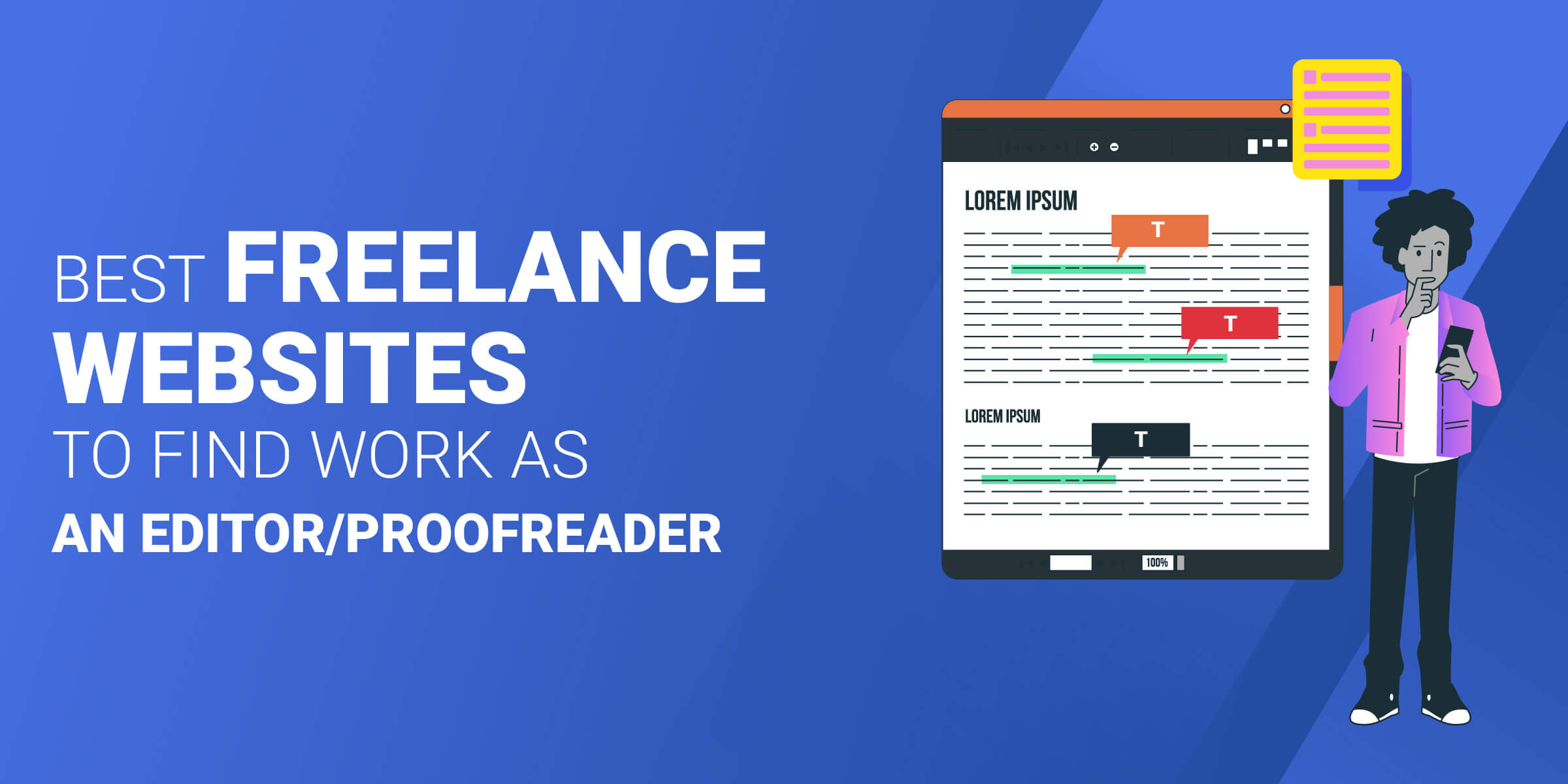 Best Freelance Websites to Find Work As Editor Proofreader