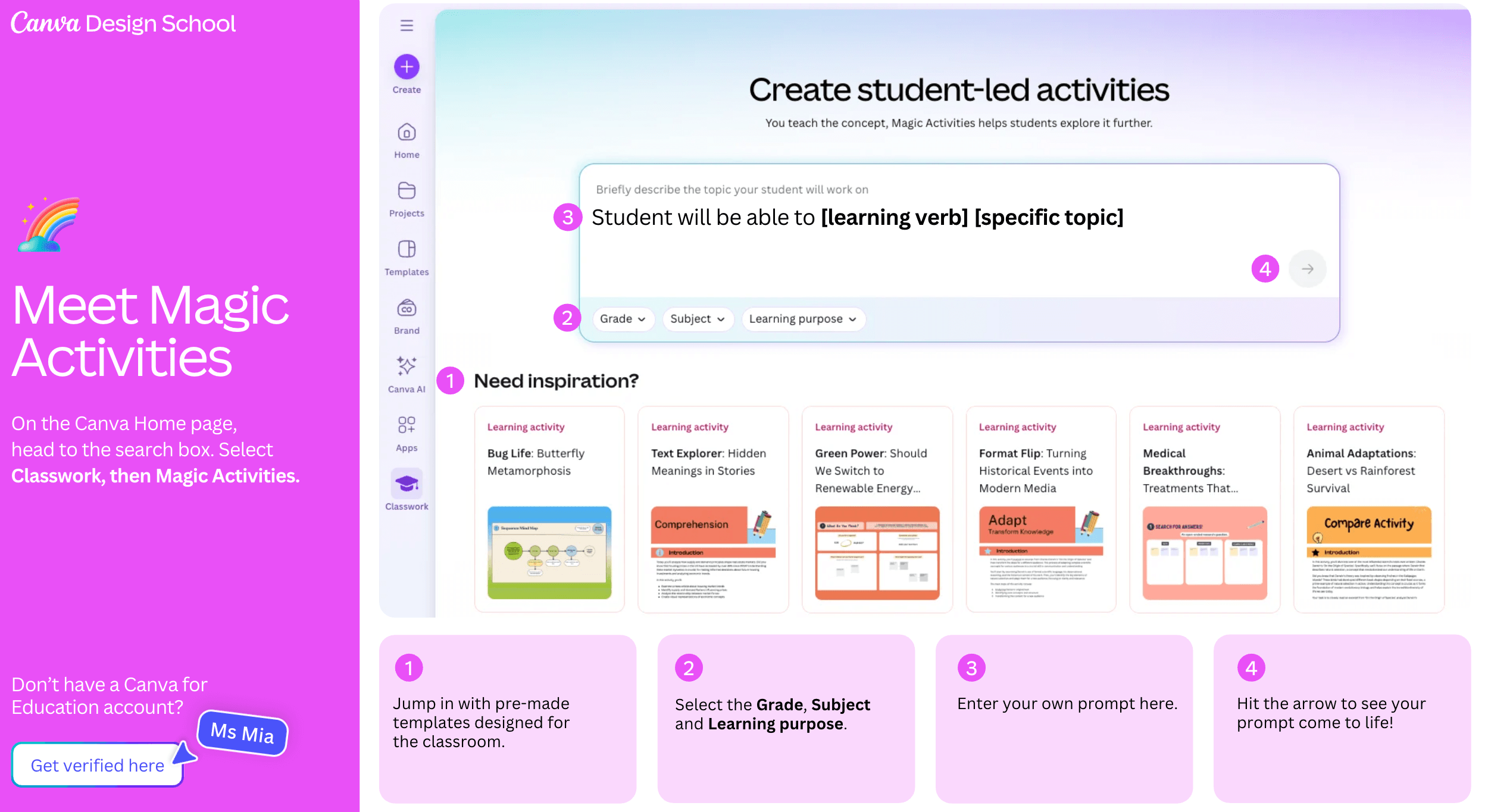 Canva Magic Activities