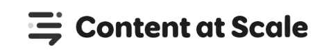 Content at Scale Greyscale Logo
