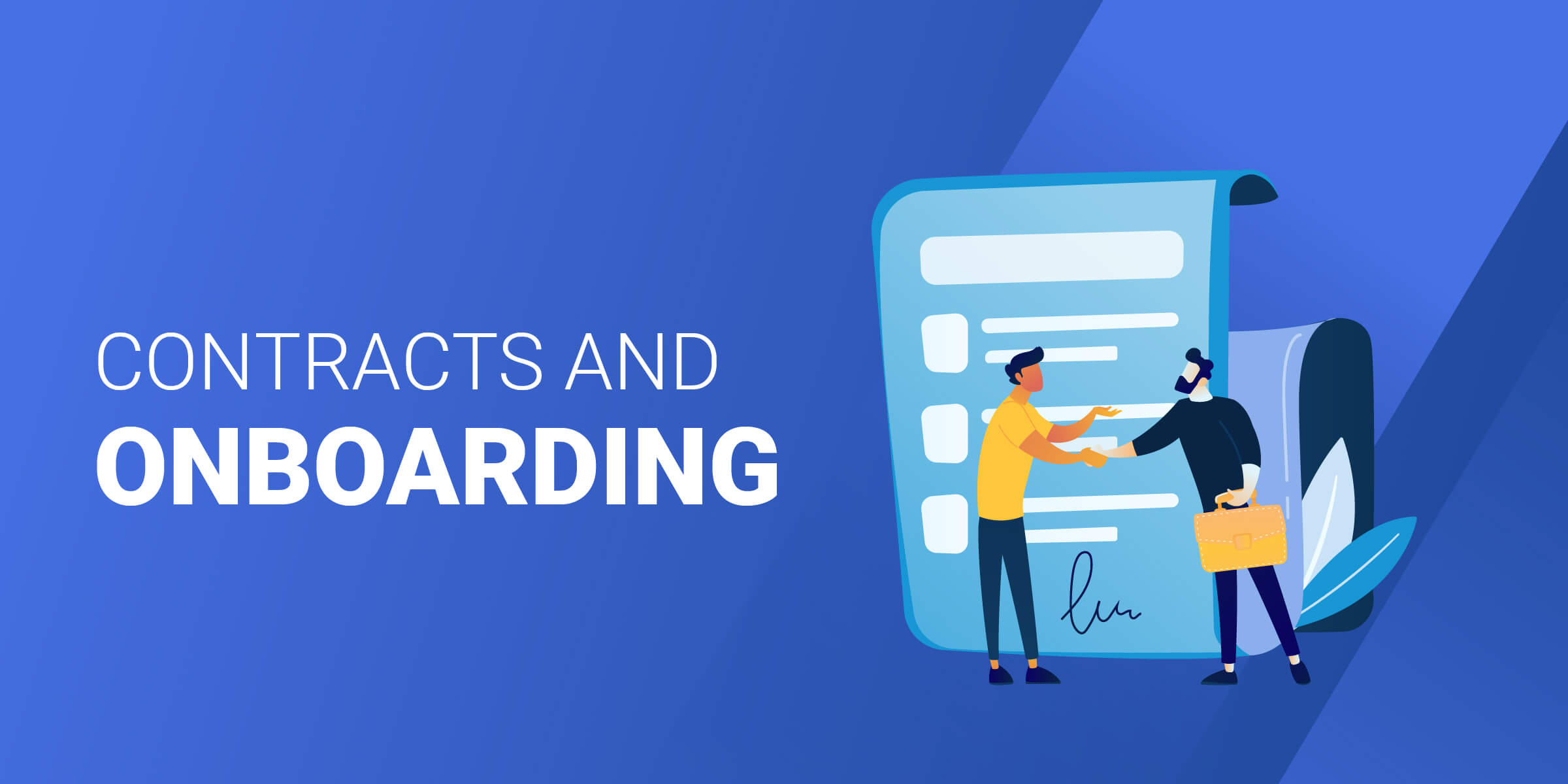 Contracts and Onboarding