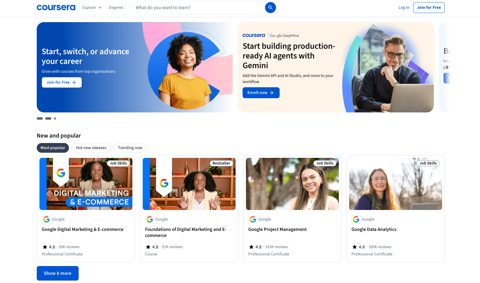 Coursera free audit - university-level online courses from Stanford MIT Yale and more