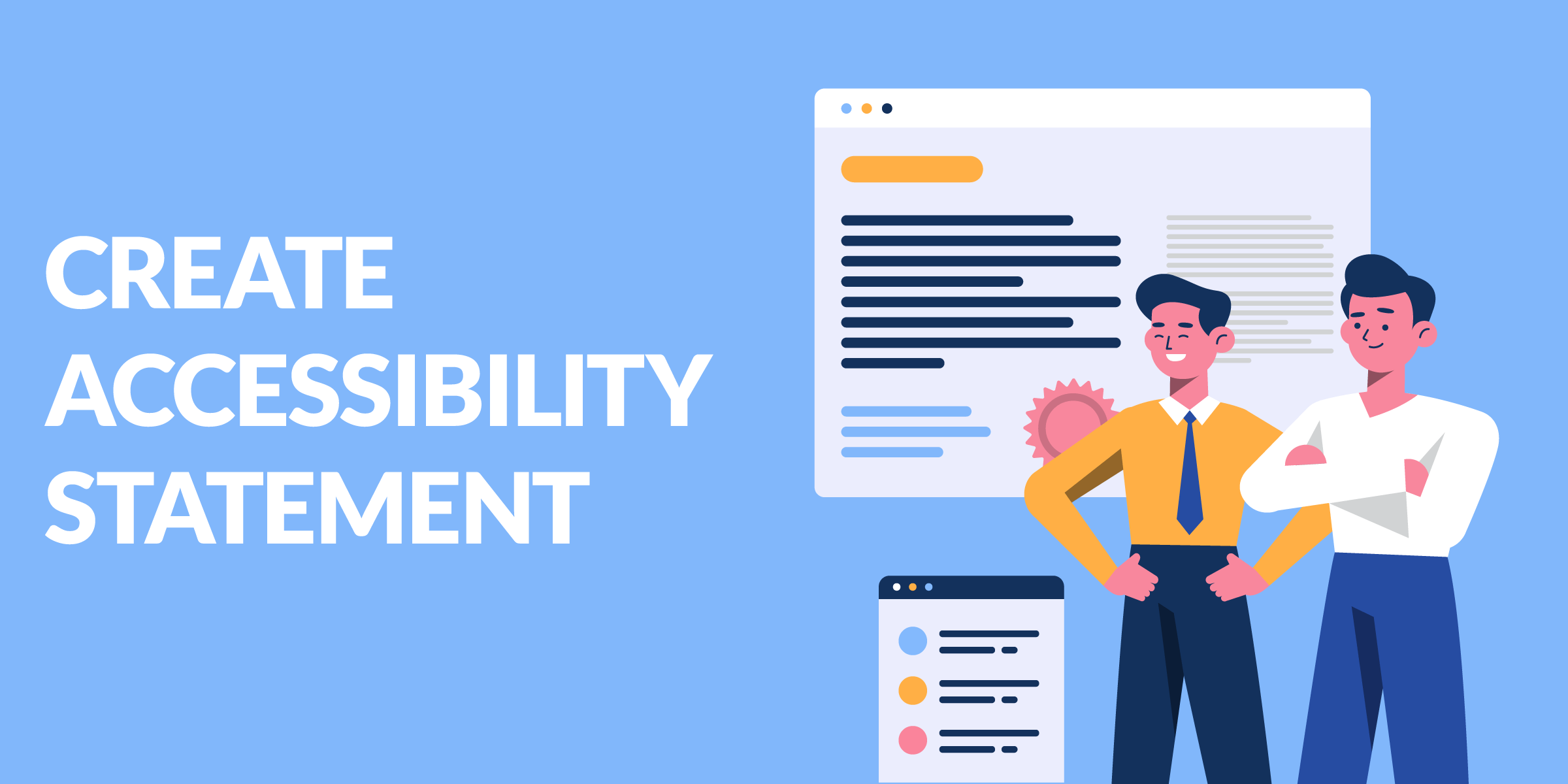 Create Accessibility Statement