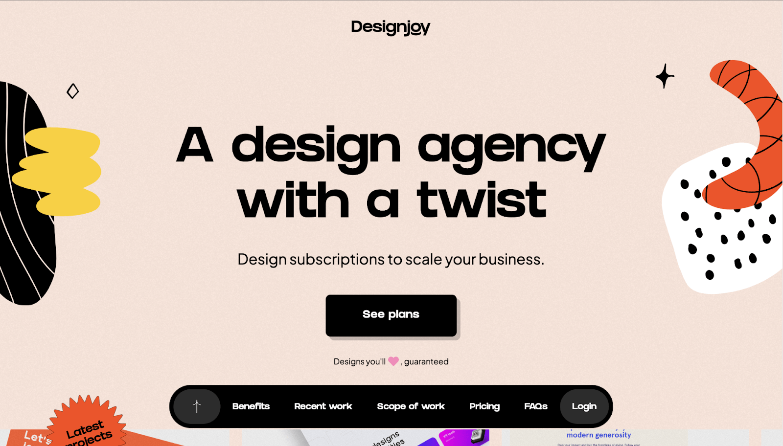 Designjoy Website Banner