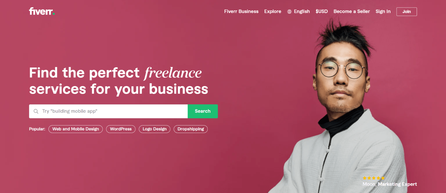 Fiverr Best Freelance Websites for UX Designers