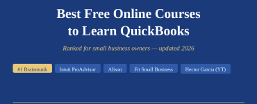 Free Courses to Learn Quickbooks