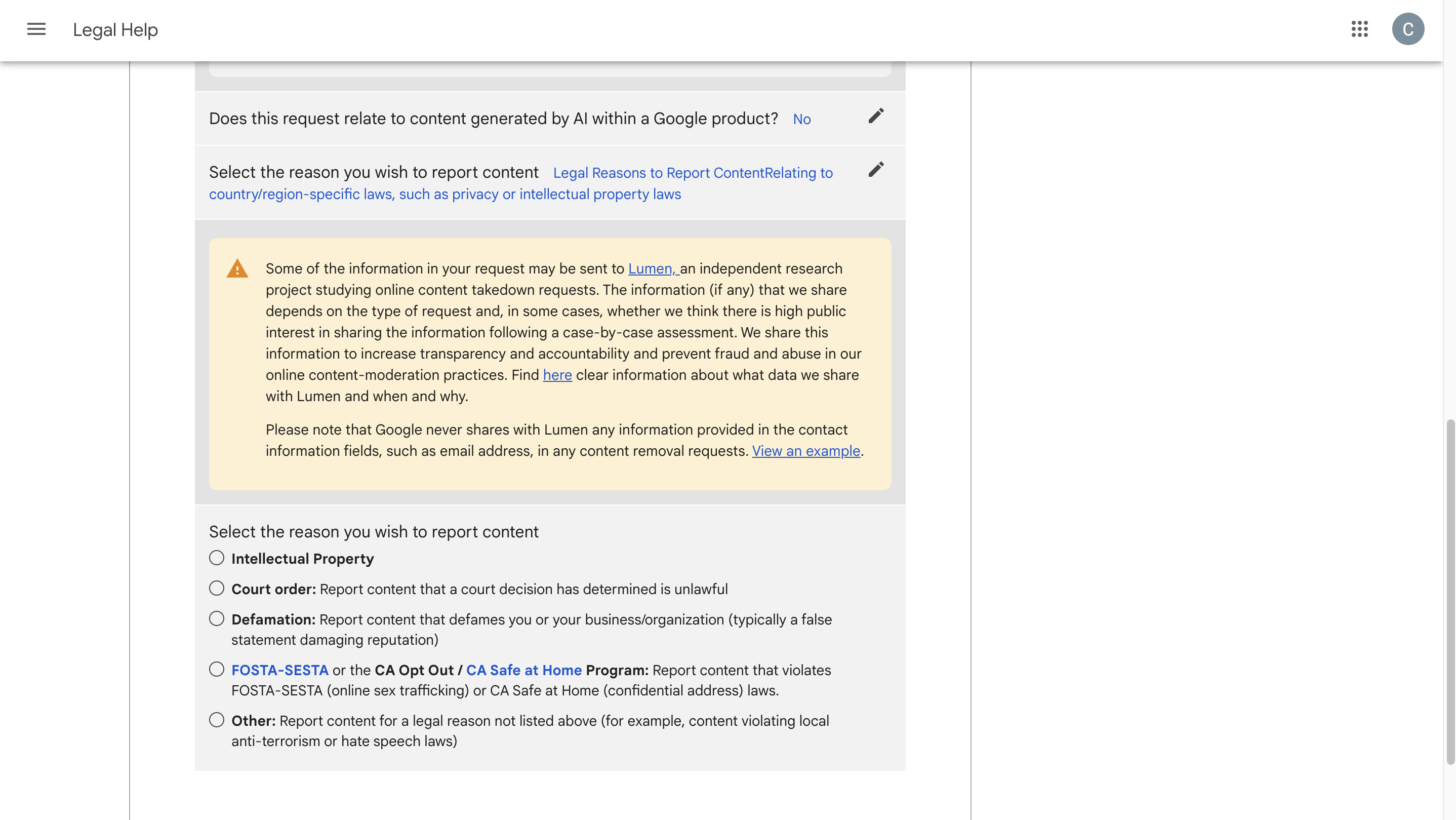 Google DMCA Step-5