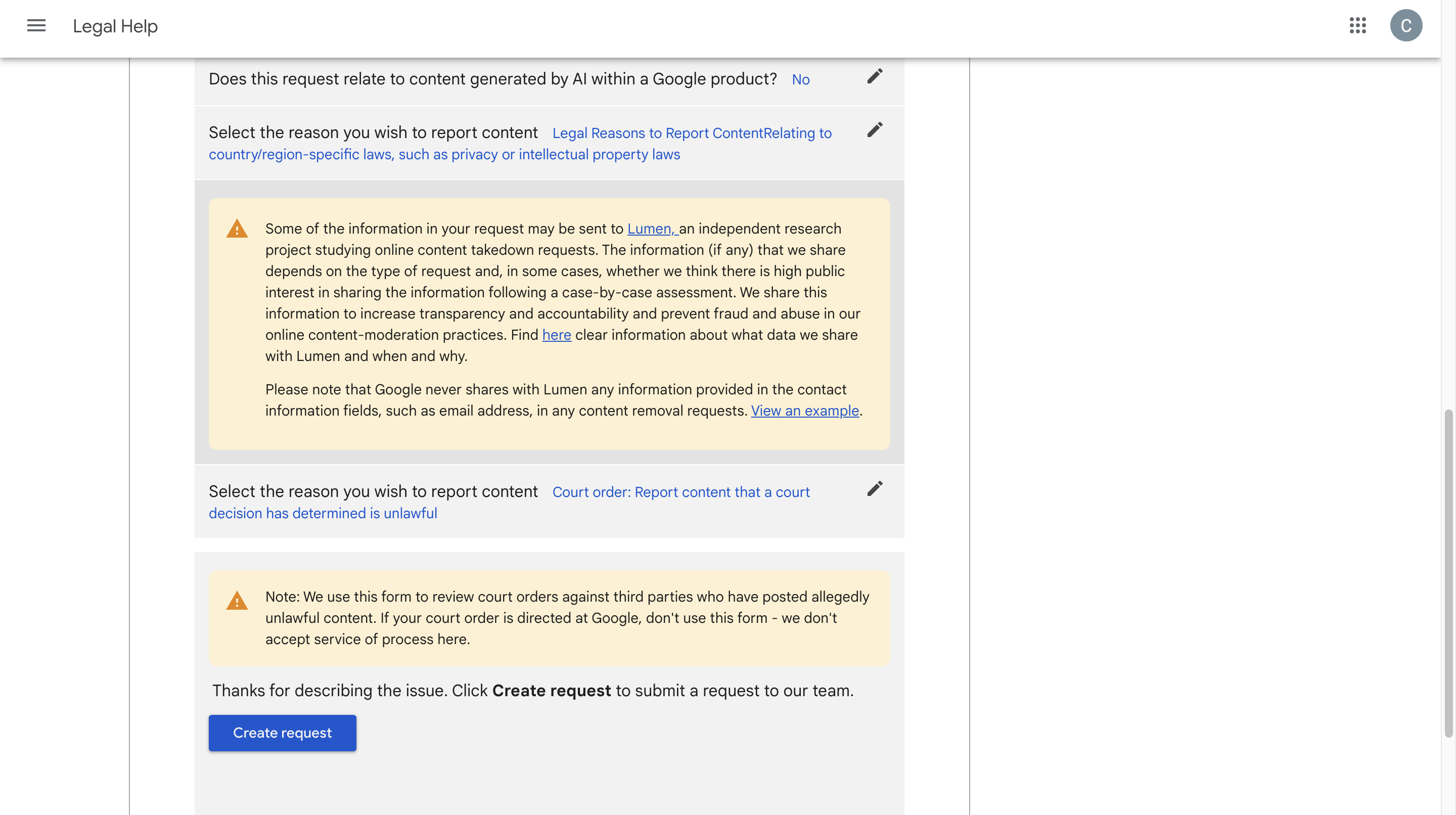 Google DMCA Step-6