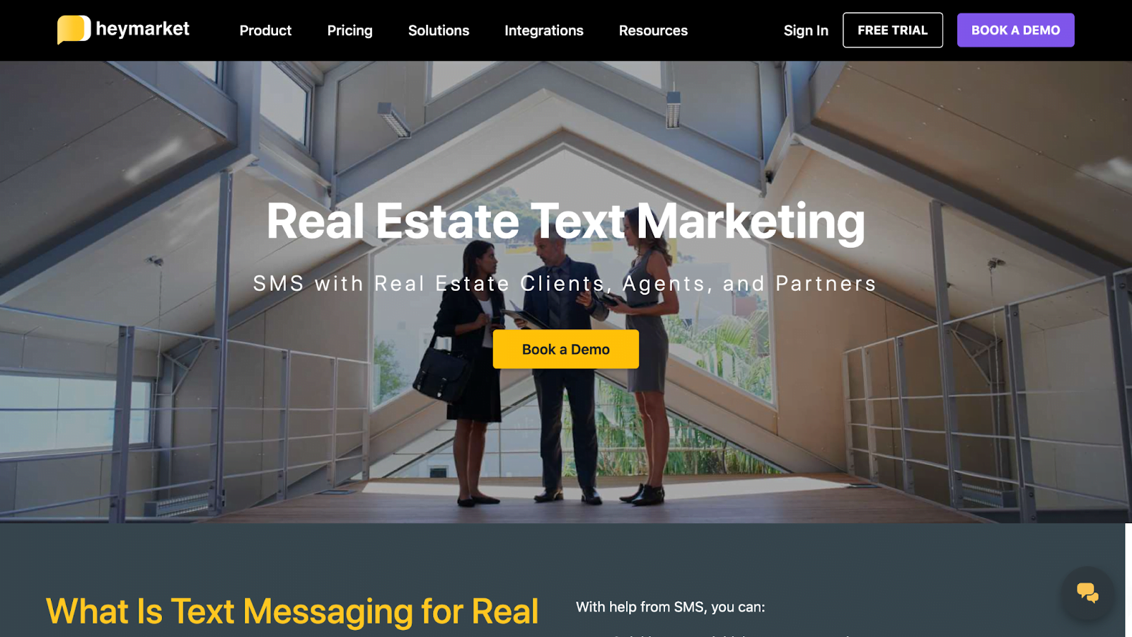 HeyMarket Best SMS Software for Real Estate