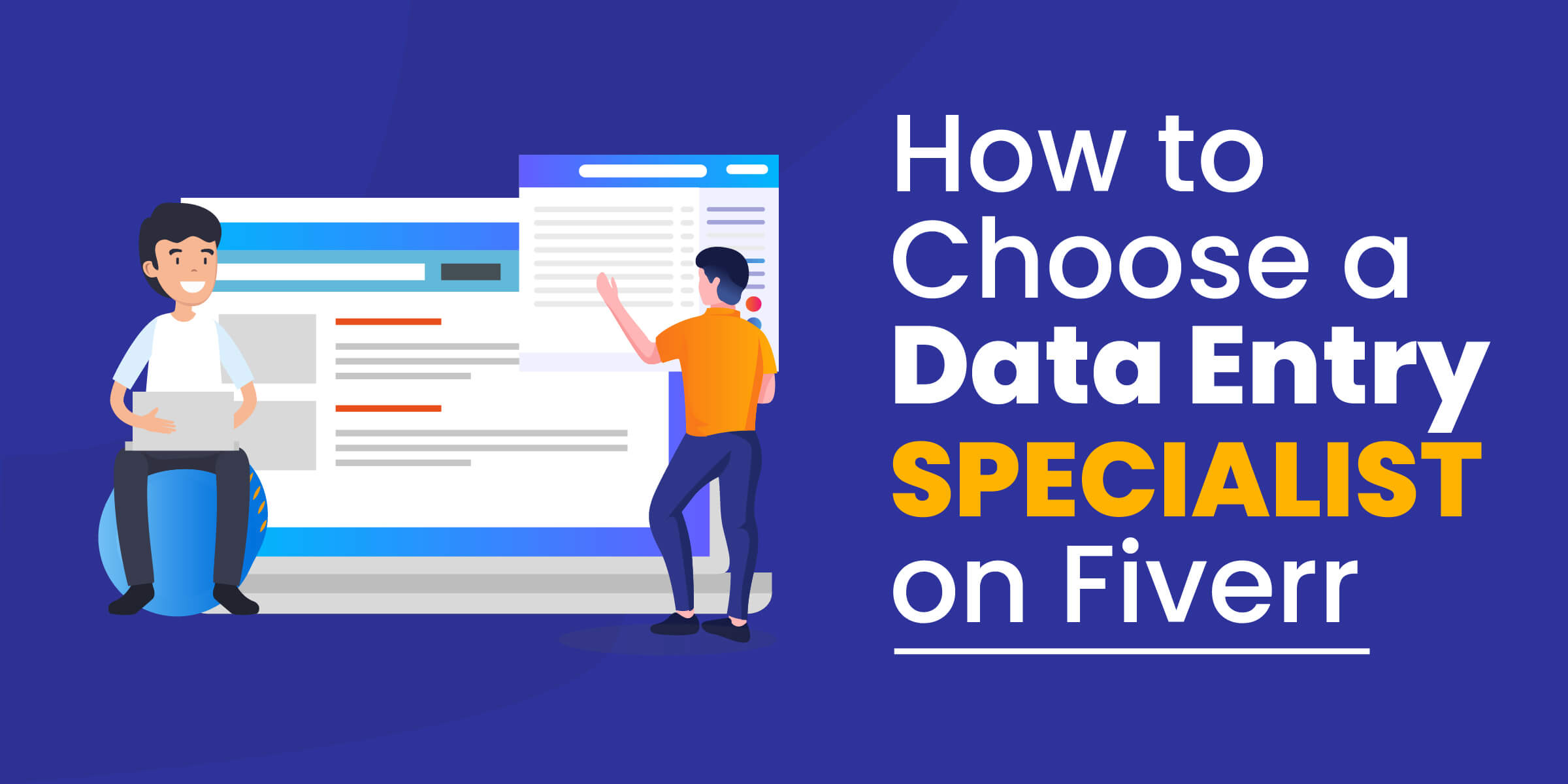 How to Choose Data Entry Specialist on Fiverr