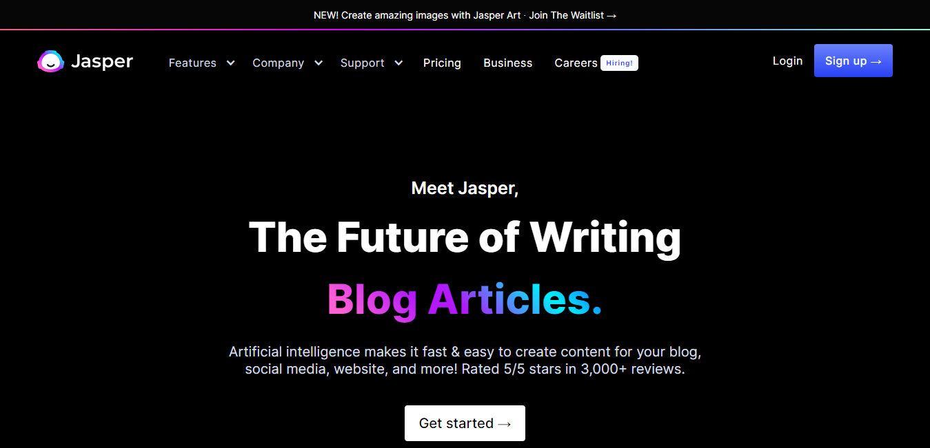 Jasper The Best AI Writing Tools