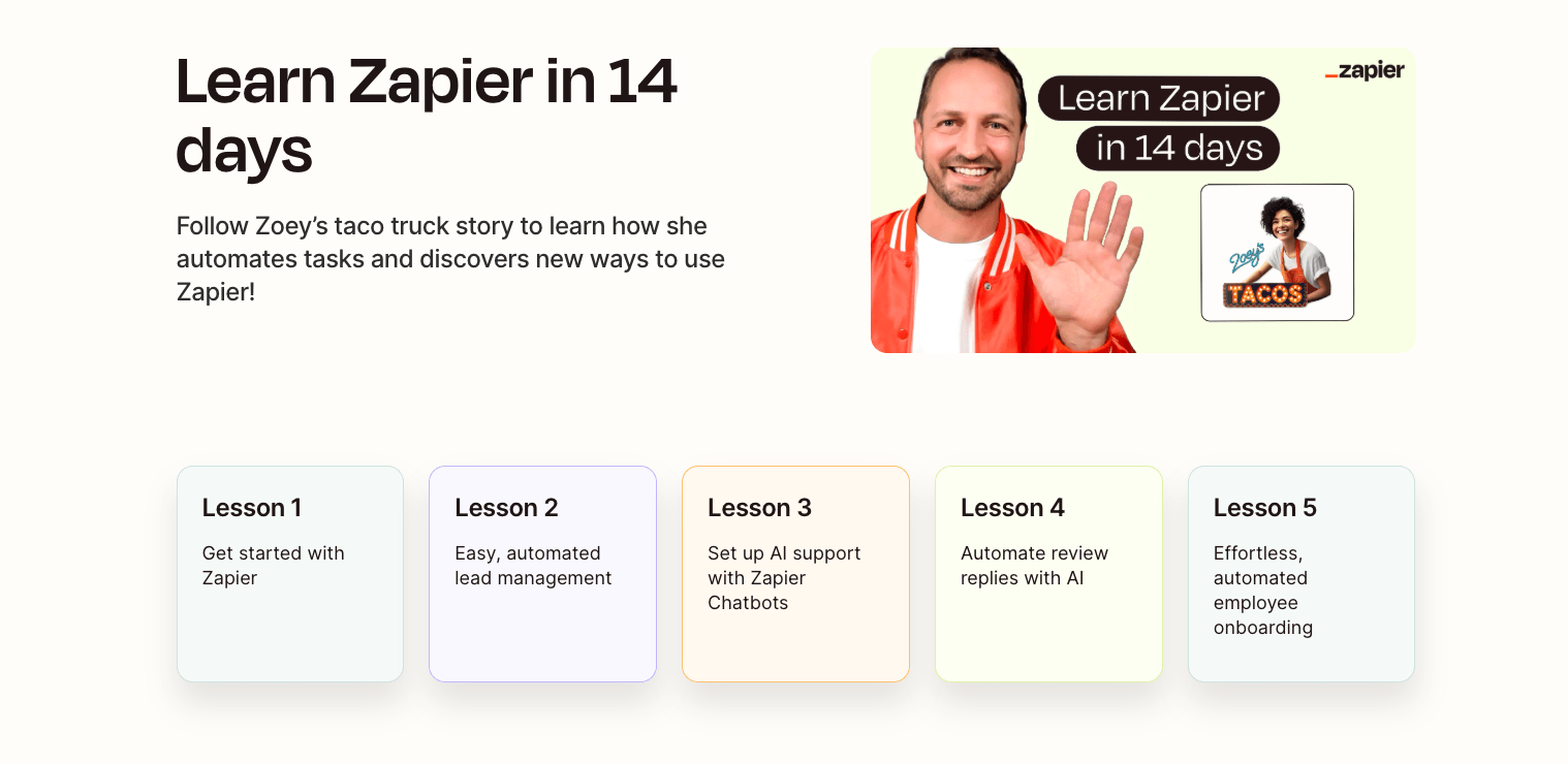 Learn Zapier in 14 Days