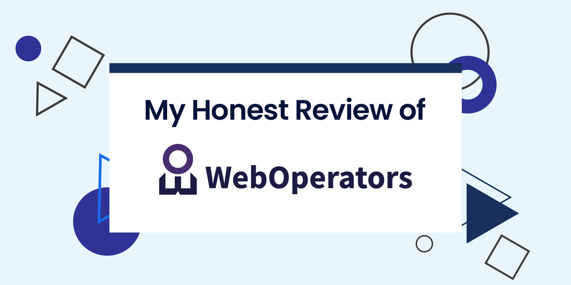 My Review of WebOperators