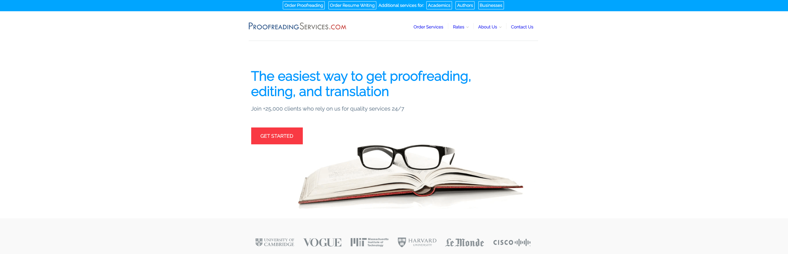 Proofreading Services Banner