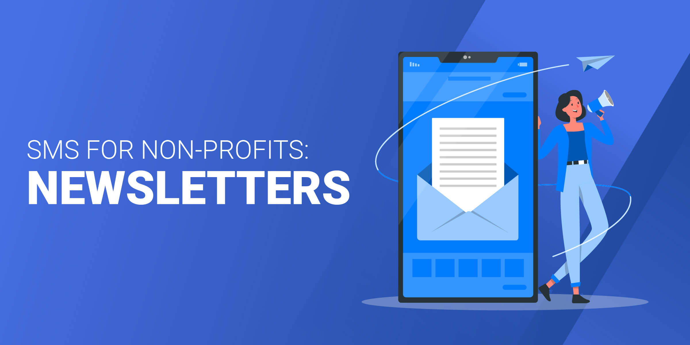 SMS for Non Profits Newsletters