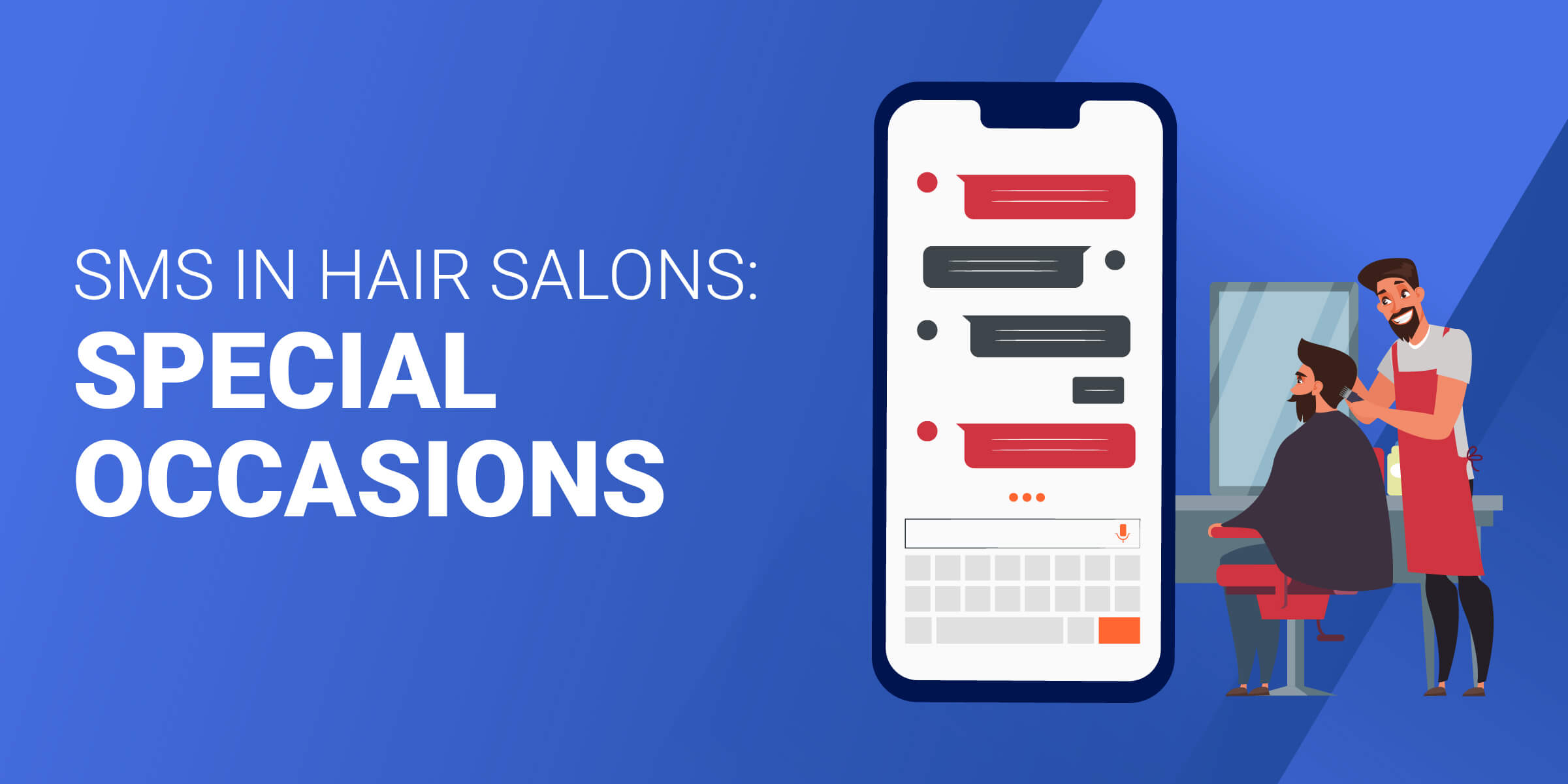 SMS in Hair Salons Special Occasions
