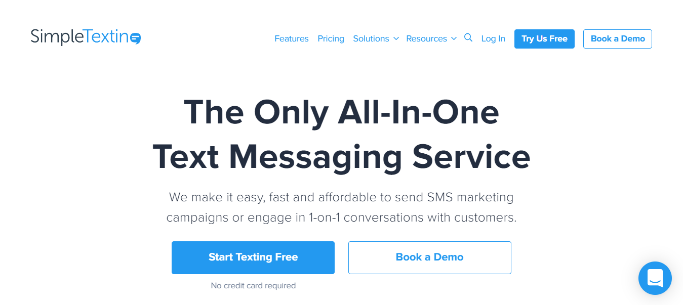 SimpleTexting Best SMS Software for Restaurants