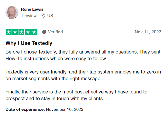 Textedly User Reviews and Ratings