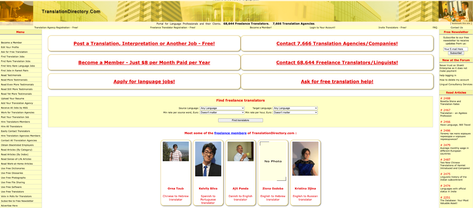 Translation Directory Website Banner