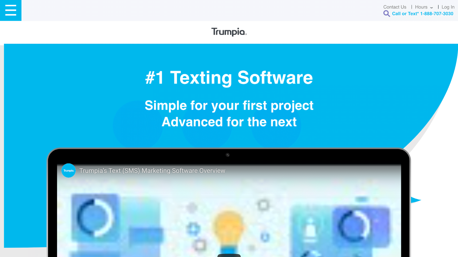 Trumpia Best SMS Software Website Banner