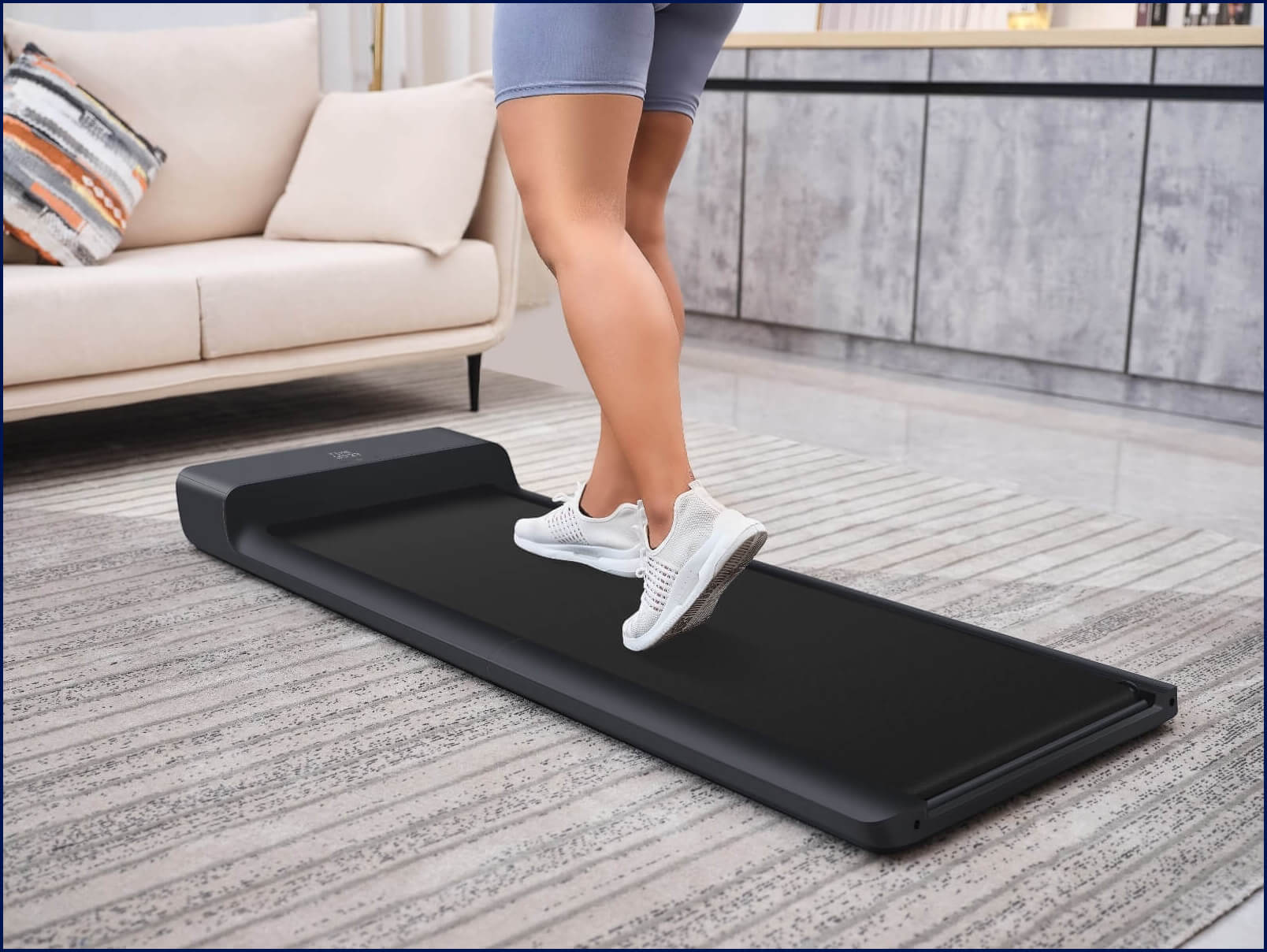 WalkingPad A1 Pro Under Desk Treadmill Double Fold Walking Pad Black WPA1F  PRO - Best Buy