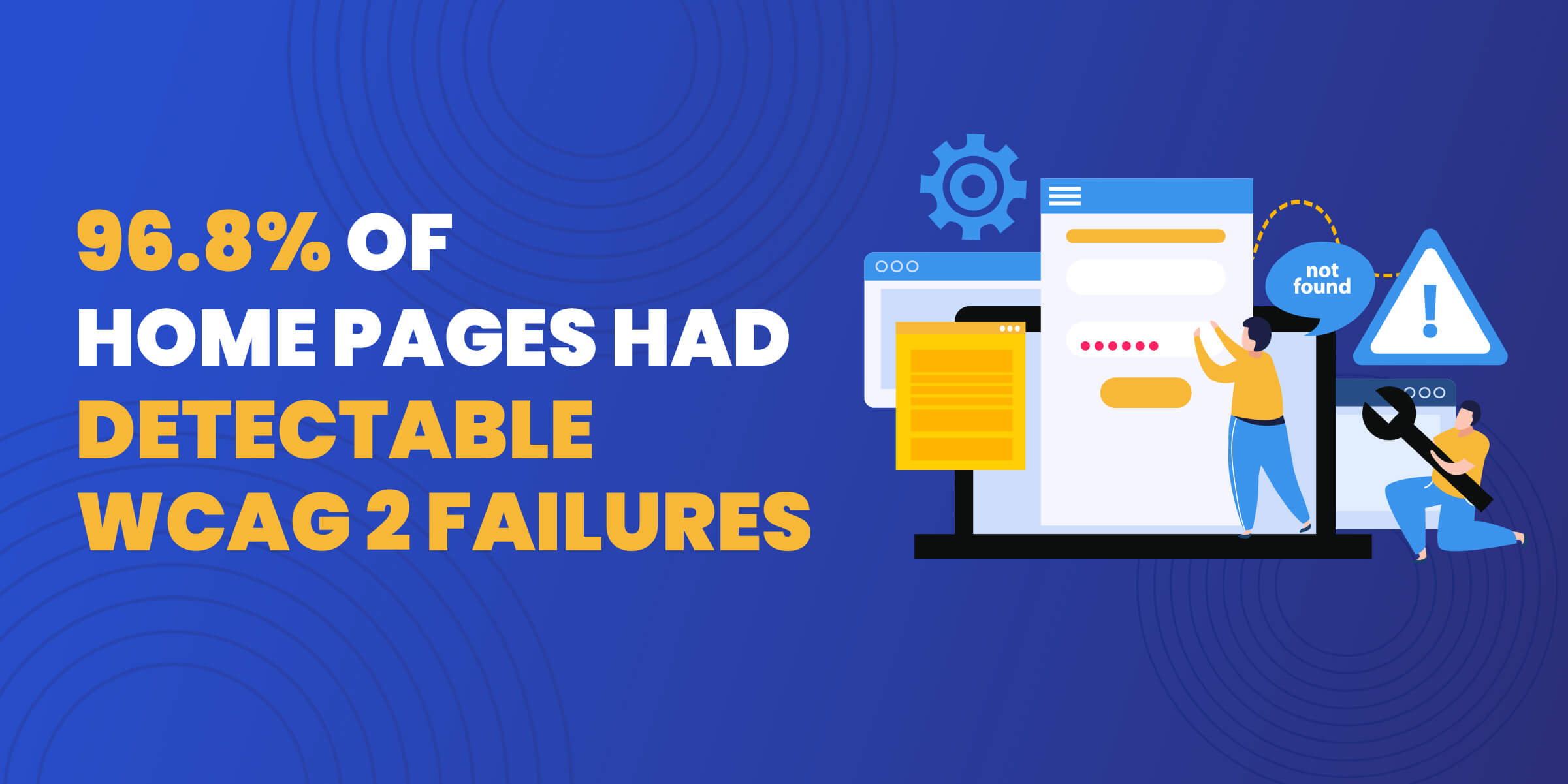 Web Accessibility Stats WCAG2 Failures