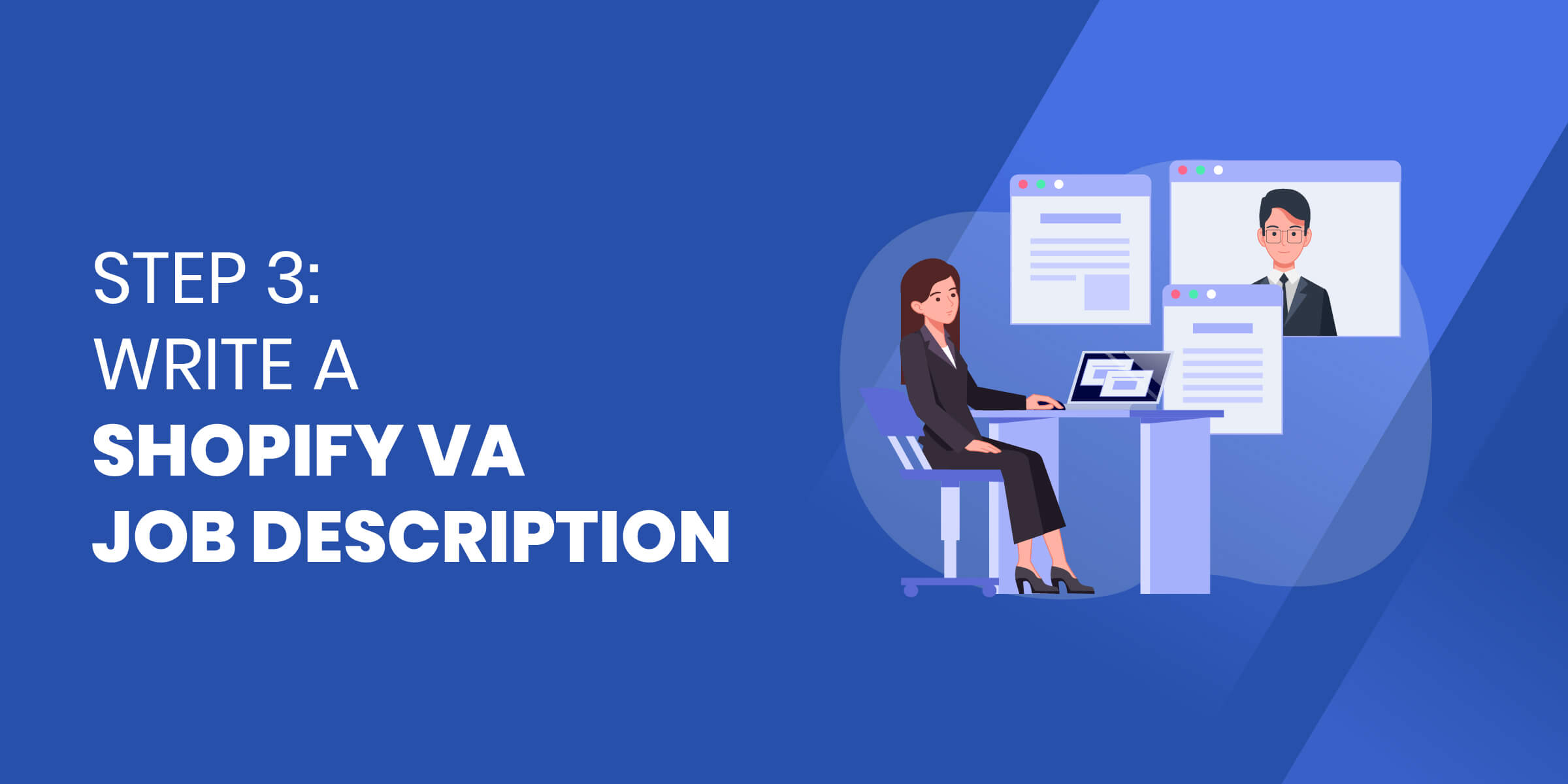 Write Shopify VA Job Description