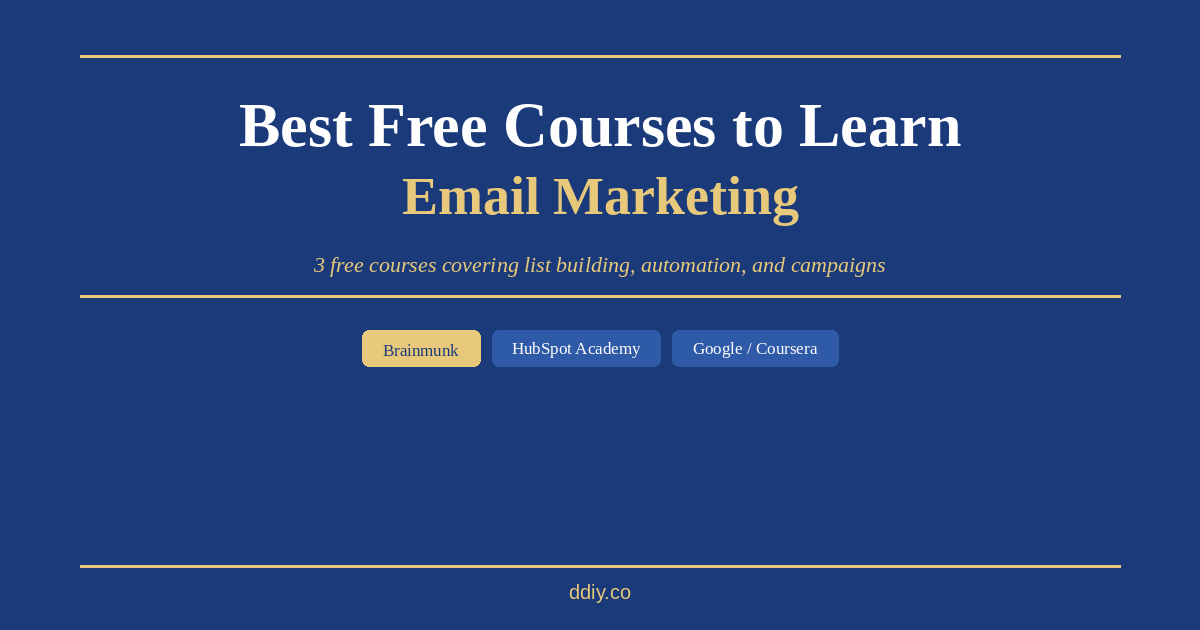 best-free-online-courses-email-marketing-2026