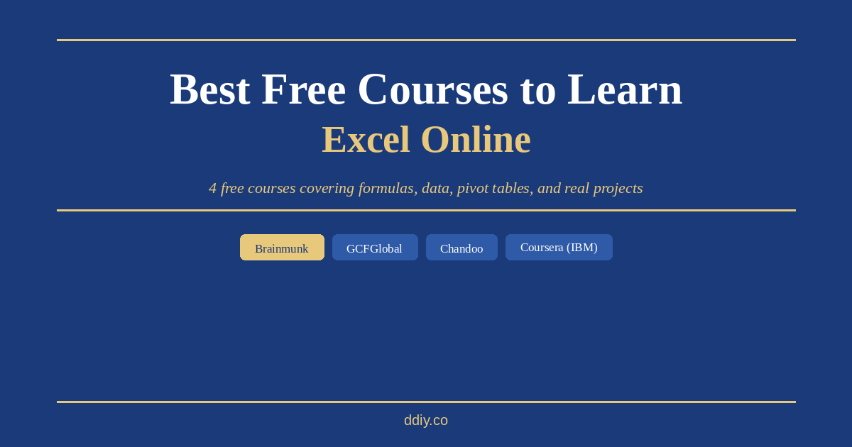 best-free-online-courses-excel-2026