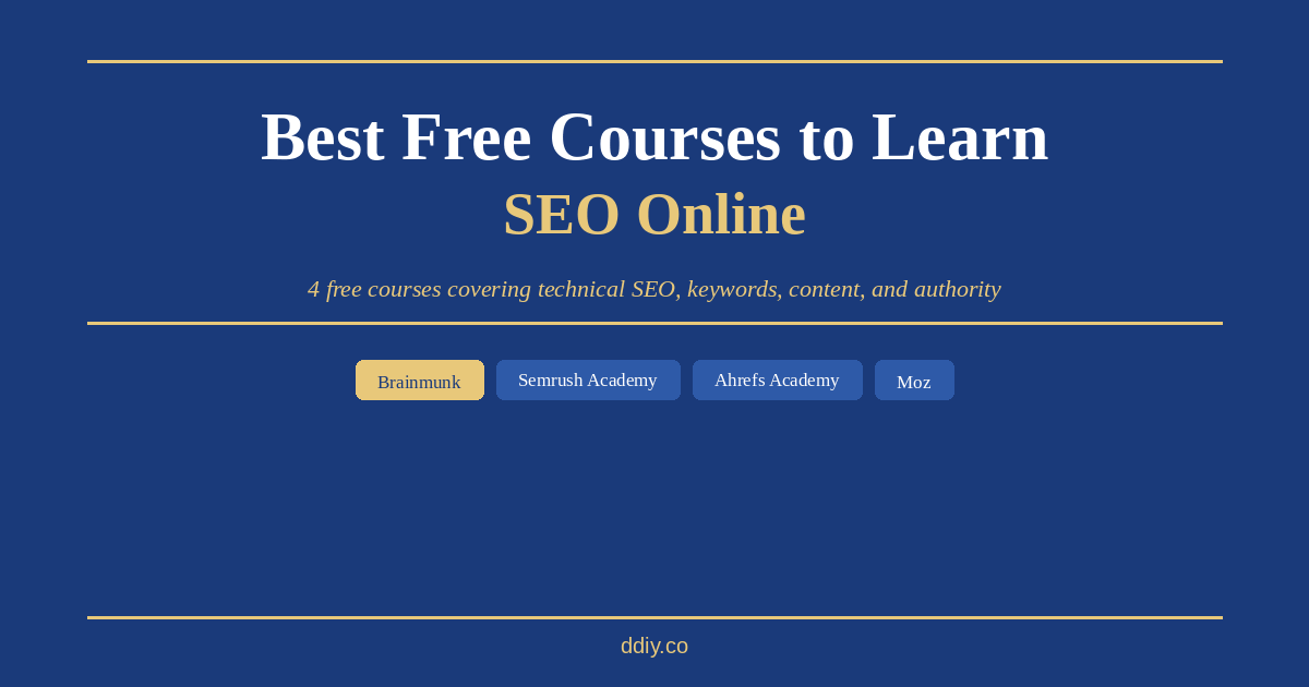 best-free-online-courses-seo-2026