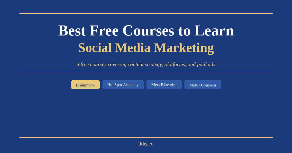 best-free-online-courses-social-media-marketing-2026