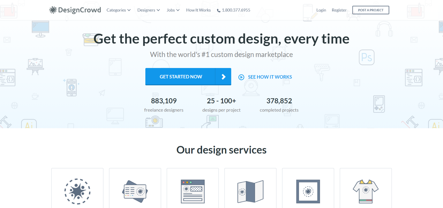 Freelance Websites for Graphic Design - DesignCrowd