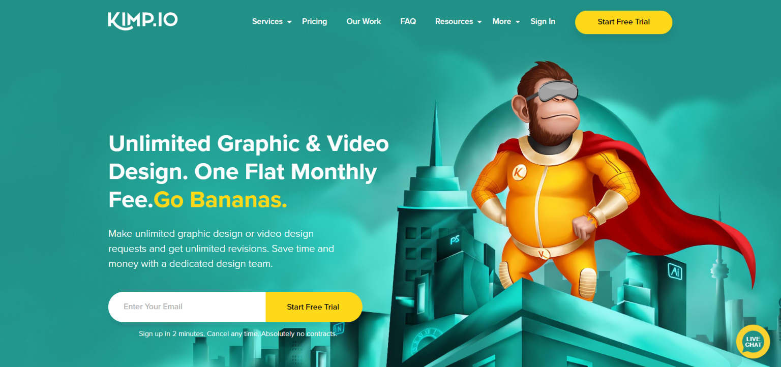 Freelance Websites for Graphic Design - Kimp