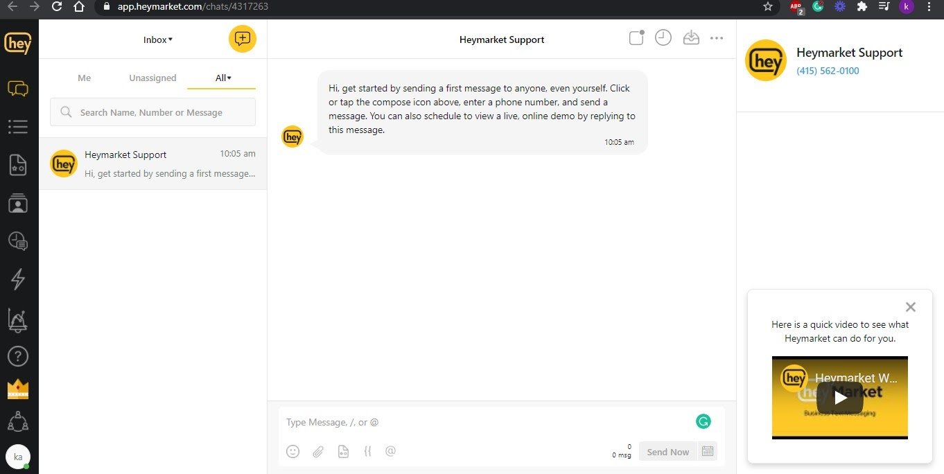 Heymarket Review - Customer Support