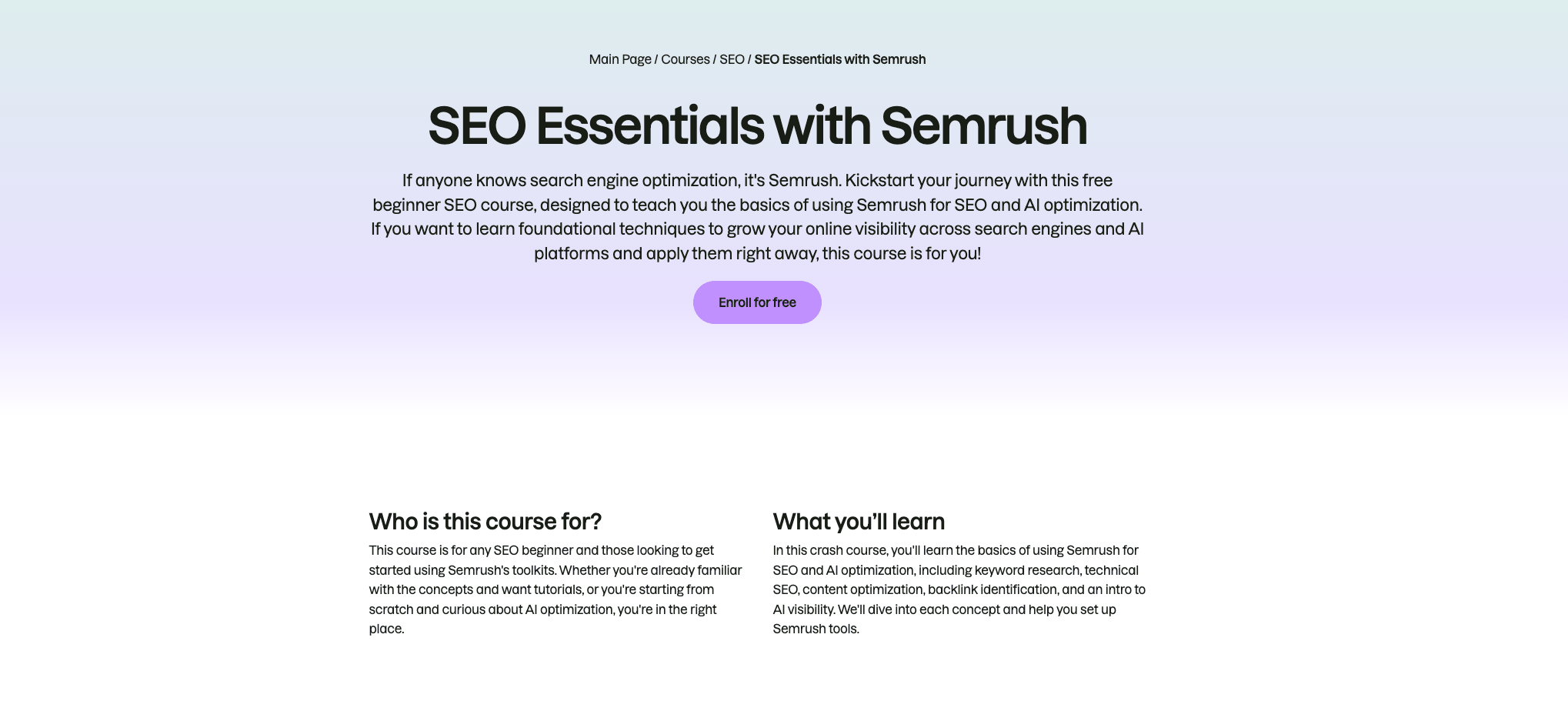 semrush seo