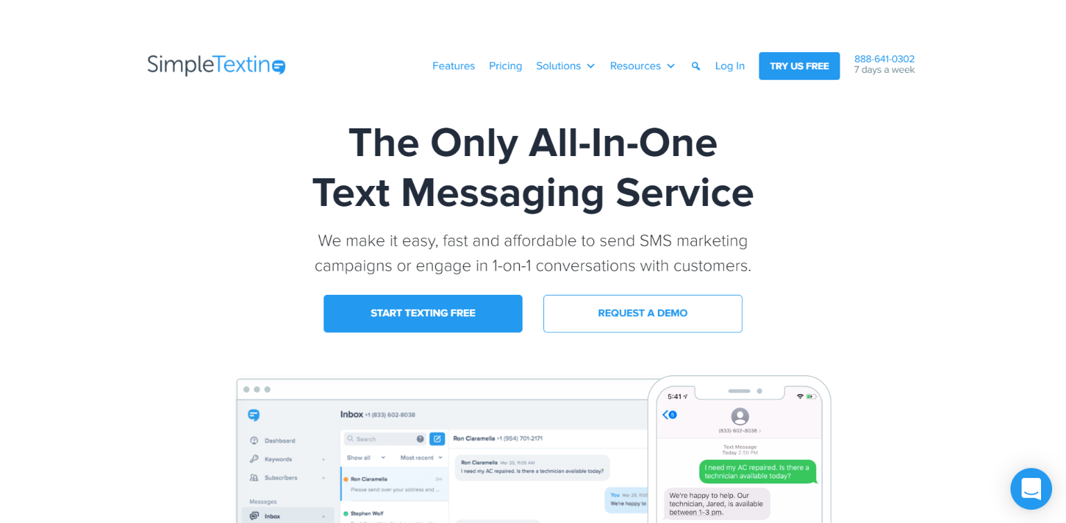 SMS Marketing Software - SimpleTexting