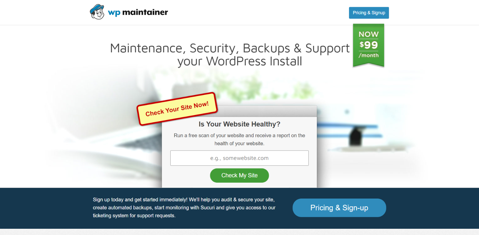 WordPress Maintenance Services - WP Maintainer